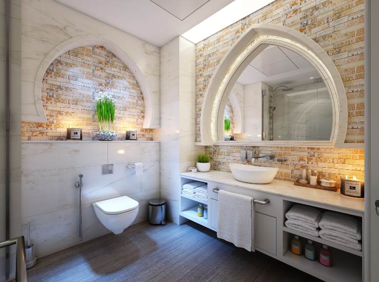 bagno pulito